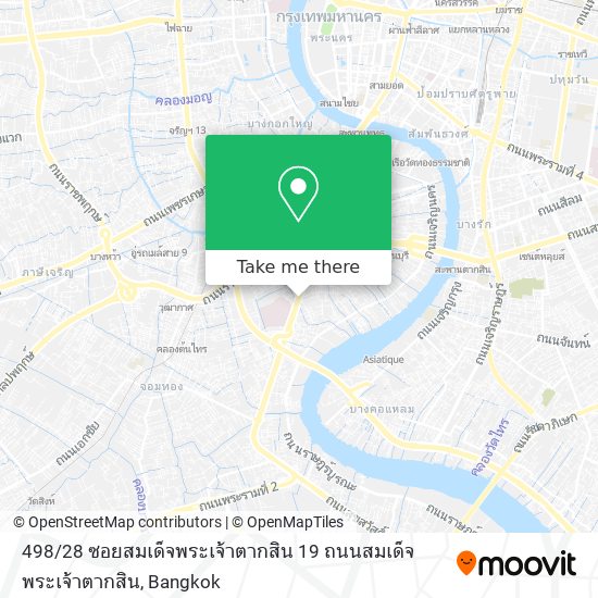 498 / 28 ซอยสมเด็จพระเจ้าตากสิน 19 ถนนสมเด็จพระเจ้าตากสิน map