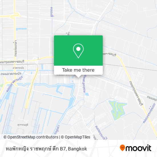 หอพักหญิง ราชพฤกษ์ ตึก B7 map