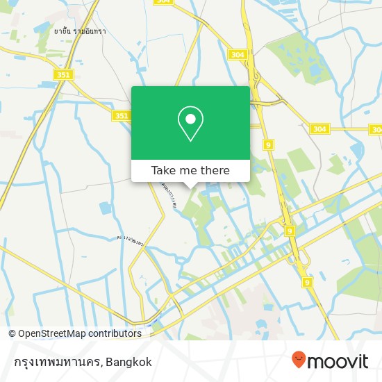 กรุงเทพมหานคร map