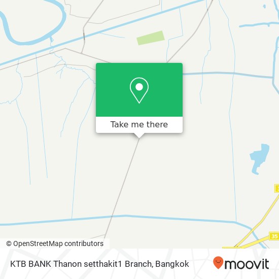 KTB BANK Thanon setthakit1 Branch map