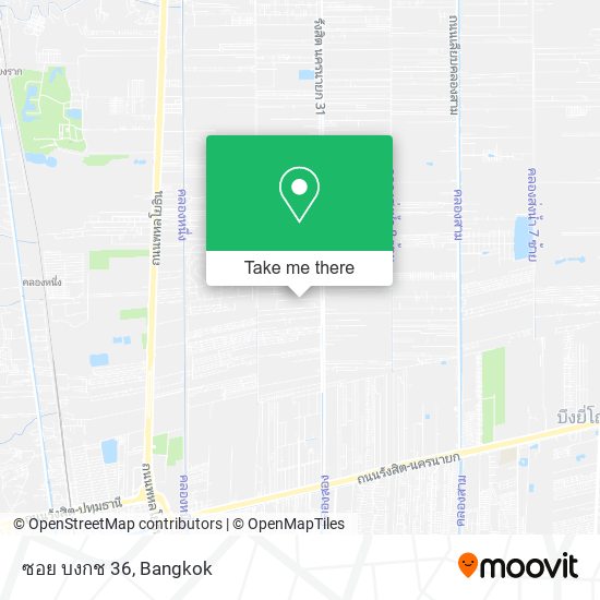 ซอย บงกช 36 map