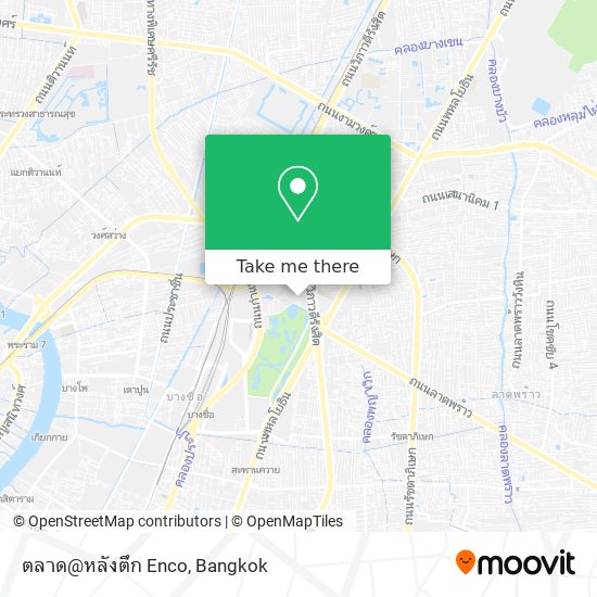 ตลาด@หลังตึก Enco map