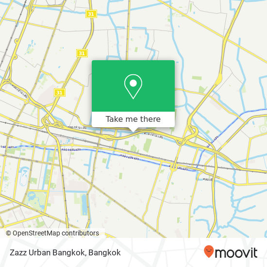Zazz Urban Bangkok map