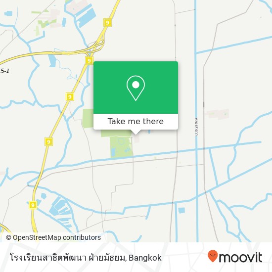 โรงเรียนสาธิตพัฒนา ฝ่ายมัธยม map