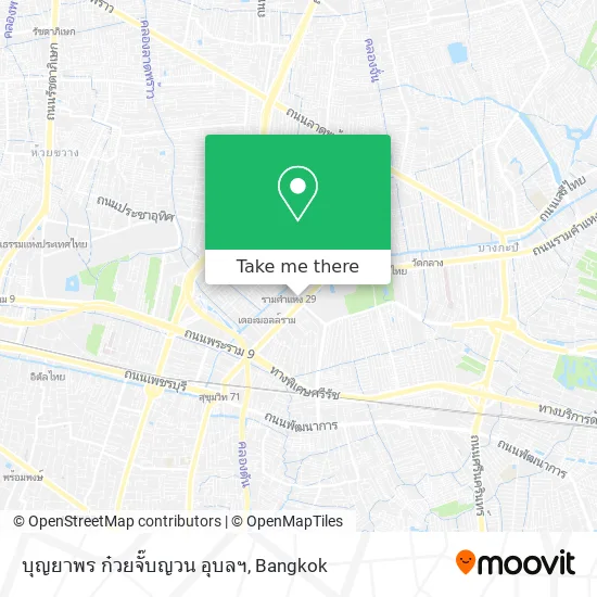 บุญยาพร ก๋วยจั๊บญวน อุบลฯ map