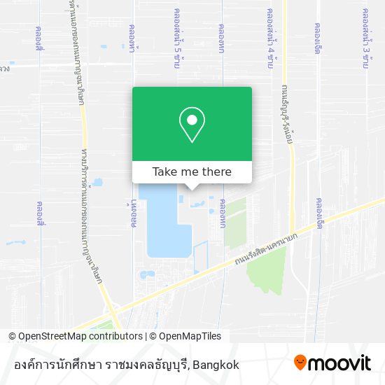 องค์การนักศึกษา ราชมงคลธัญบุรี map