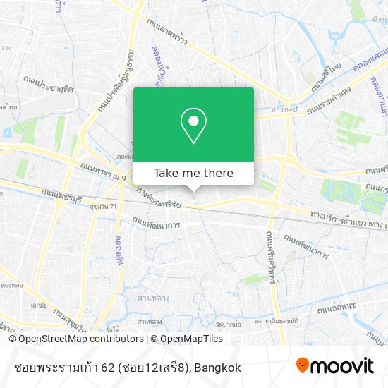 ซอยพระรามเก้า 62 (ซอย12เสรี8) map
