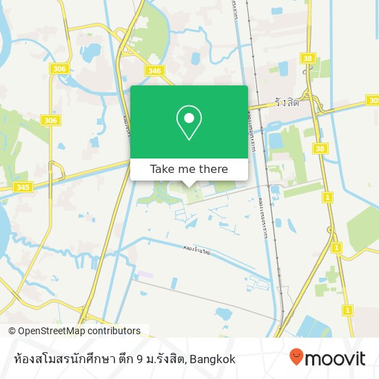 ห้องสโมสรนักศึกษา ตึก 9 ม.รังสิต map