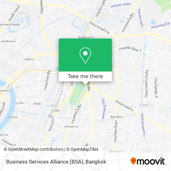 Business Services Alliance (BSA) map