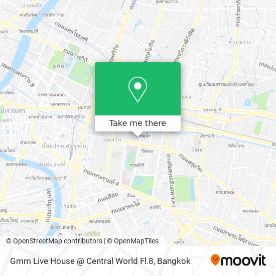 Gmm Live House @ Central World Fl.8 map