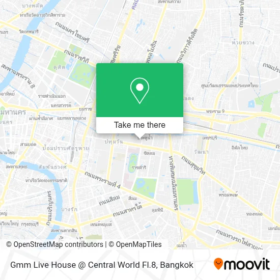 Gmm Live House @ Central World Fl.8 map