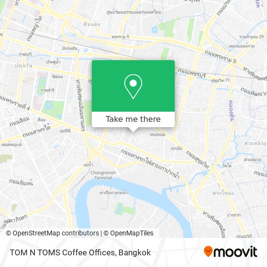 TOM N TOMS Coffee Offices map