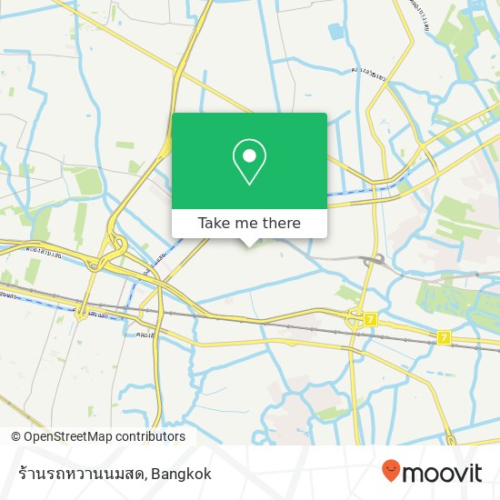 ร้านรถหวานนมสด map