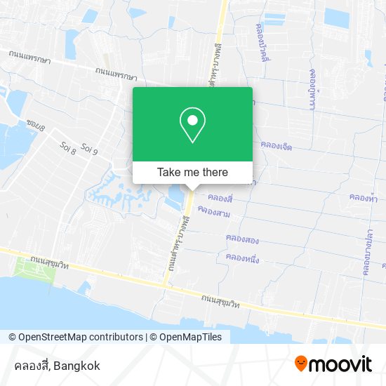 คลองสี่ map