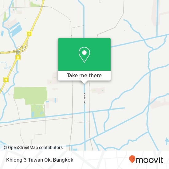 Khlong 3 Tawan Ok map