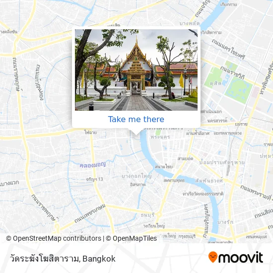 วัดระฆังโฆสิตาราม map