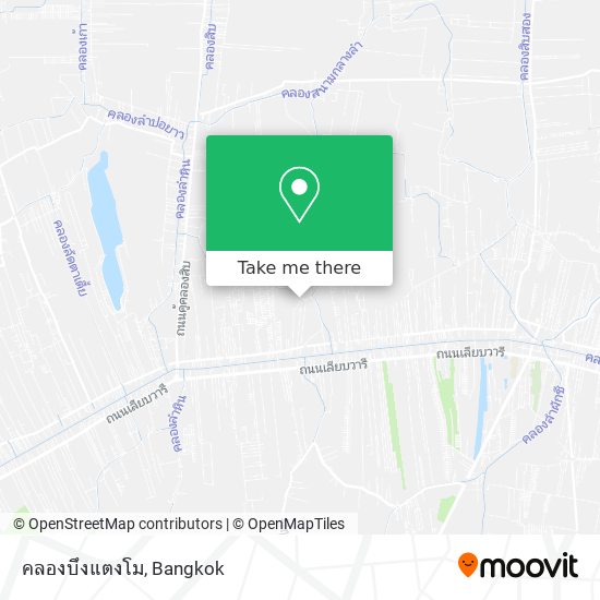 คลองบึงแตงโม map