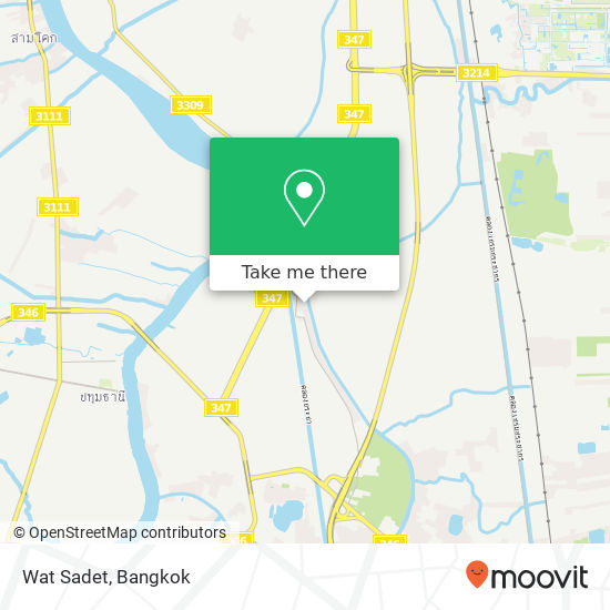 Wat Sadet map