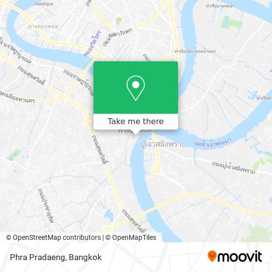 Phra Pradaeng map