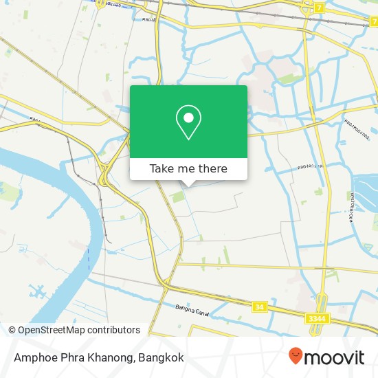 Amphoe Phra Khanong map