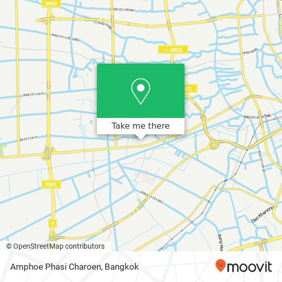 Amphoe Phasi Charoen map