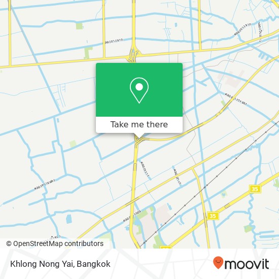 Khlong Nong Yai map