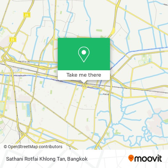 Sathani Rotfai Khlong Tan map