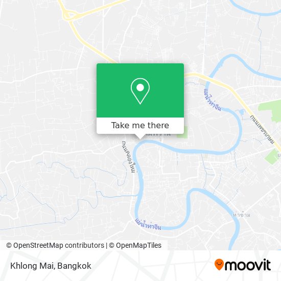 Khlong Mai map