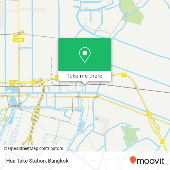 Hua Take Station map