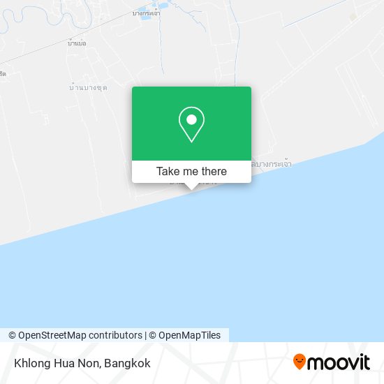 Khlong Hua Non map