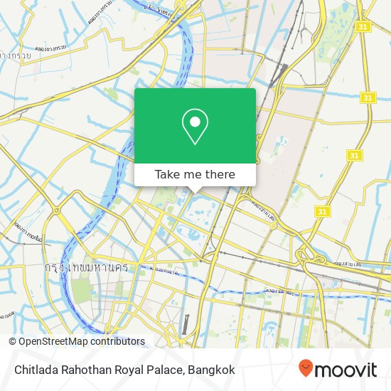 Chitlada Rahothan Royal Palace map