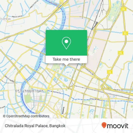 Chitralada Royal Palace map
