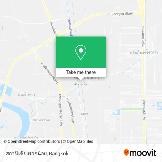 สถานีเชียงรากน้อย map