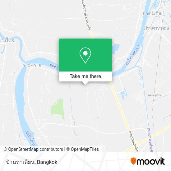 บ้านท่าเตียน map
