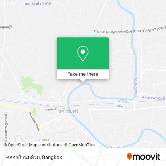 คลองบ้านกล้วย map