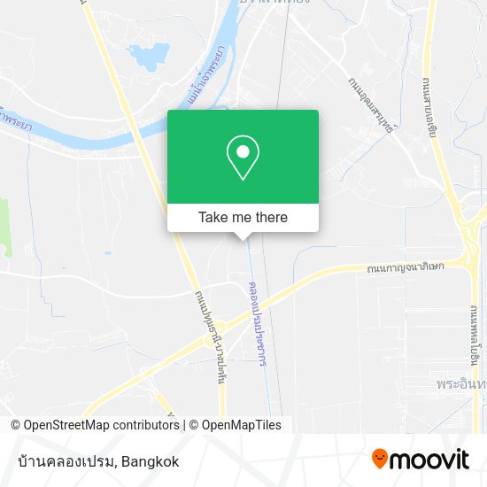 บ้านคลองเปรม map