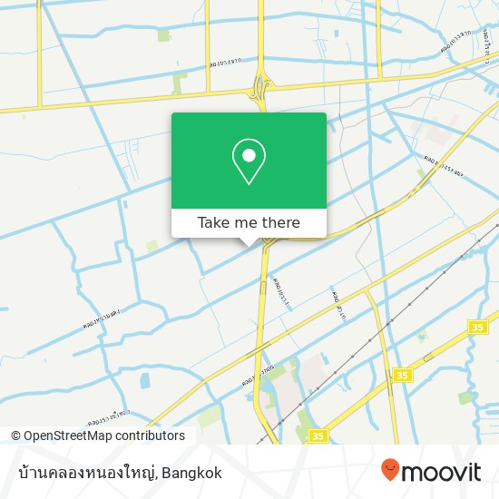 บ้านคลองหนองใหญ่ map