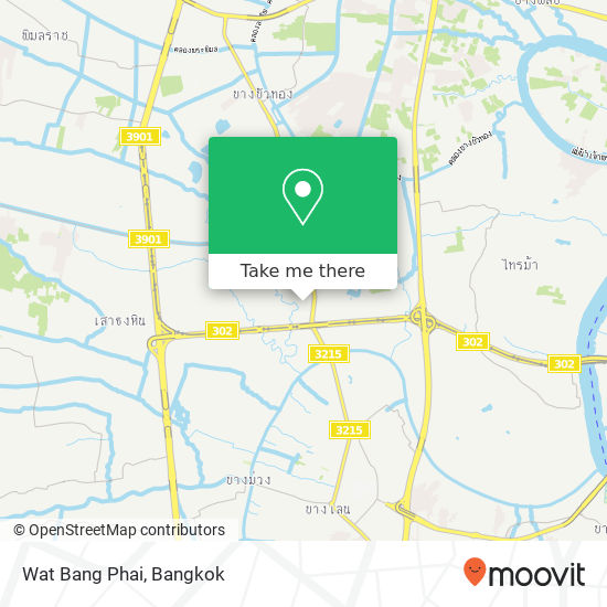 Wat Bang Phai map