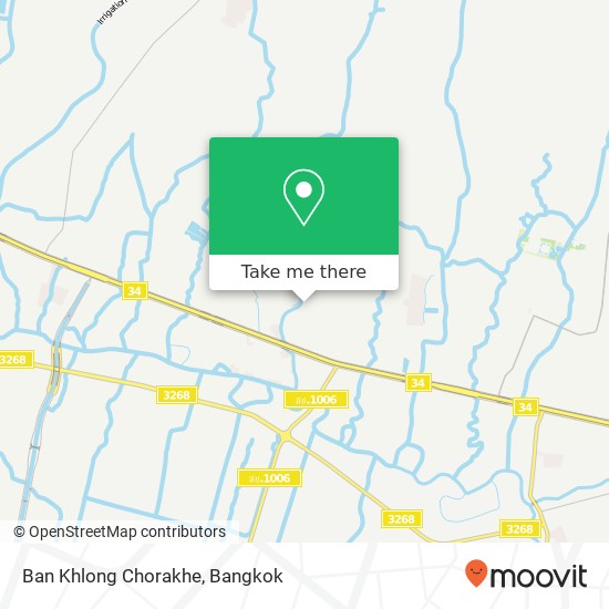 Ban Khlong Chorakhe map