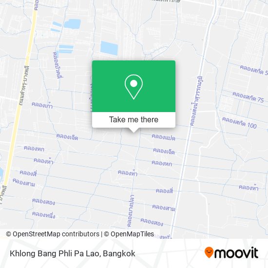 Khlong Bang Phli Pa Lao map