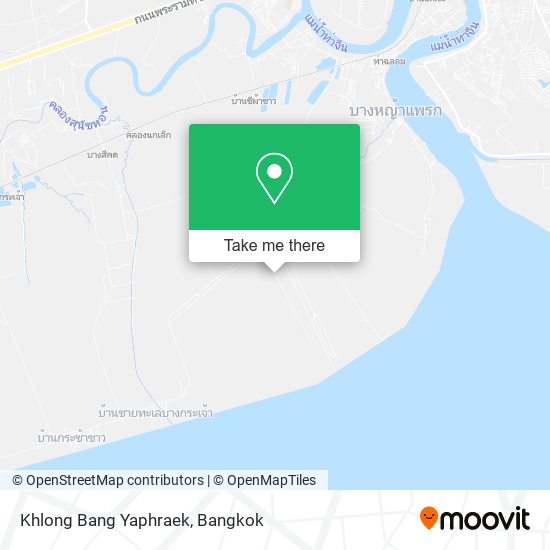 Khlong Bang Yaphraek map