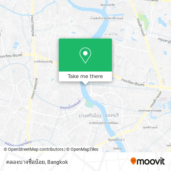 คลองบางซื่อน้อย map