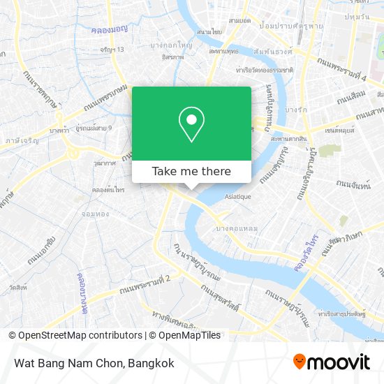 Wat Bang Nam Chon map