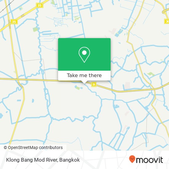 Klong Bang Mod River map