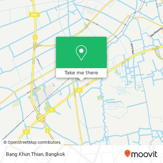 Bang Khun Thian map
