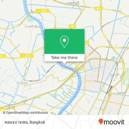 คลองบางเขน map