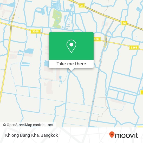 Khlong Bang Kha map
