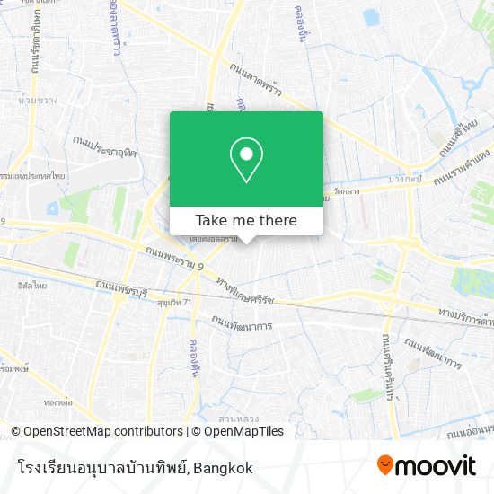 โรงเรียนอนุบาลบ้านทิพย์ map