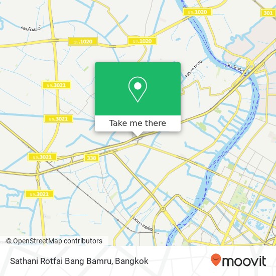 Sathani Rotfai Bang Bamru map