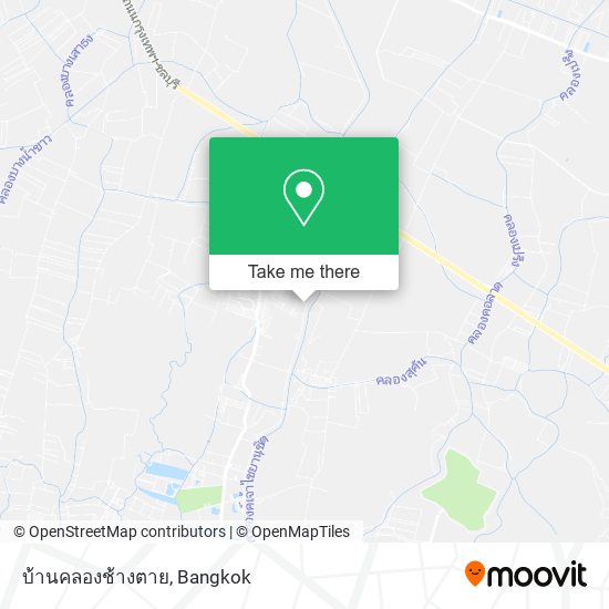 บ้านคลองช้างตาย map
